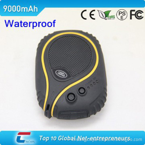 9000mAh portable phone charger 728 with led torch and indicated lights